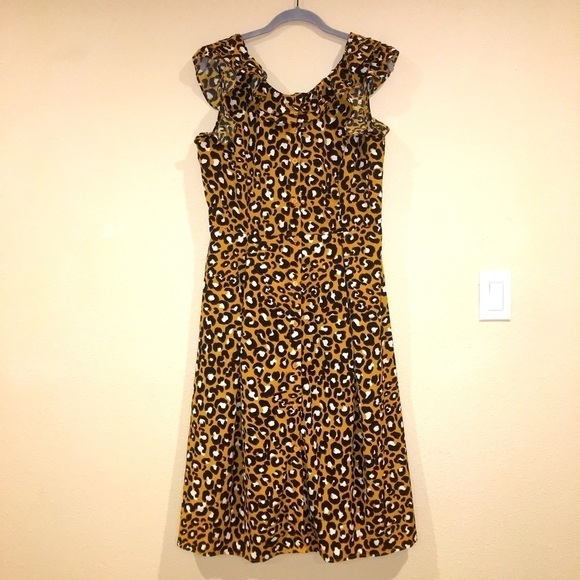 Women’s Who What Wear Animal Print Dress sz M - Picture 1 of 10